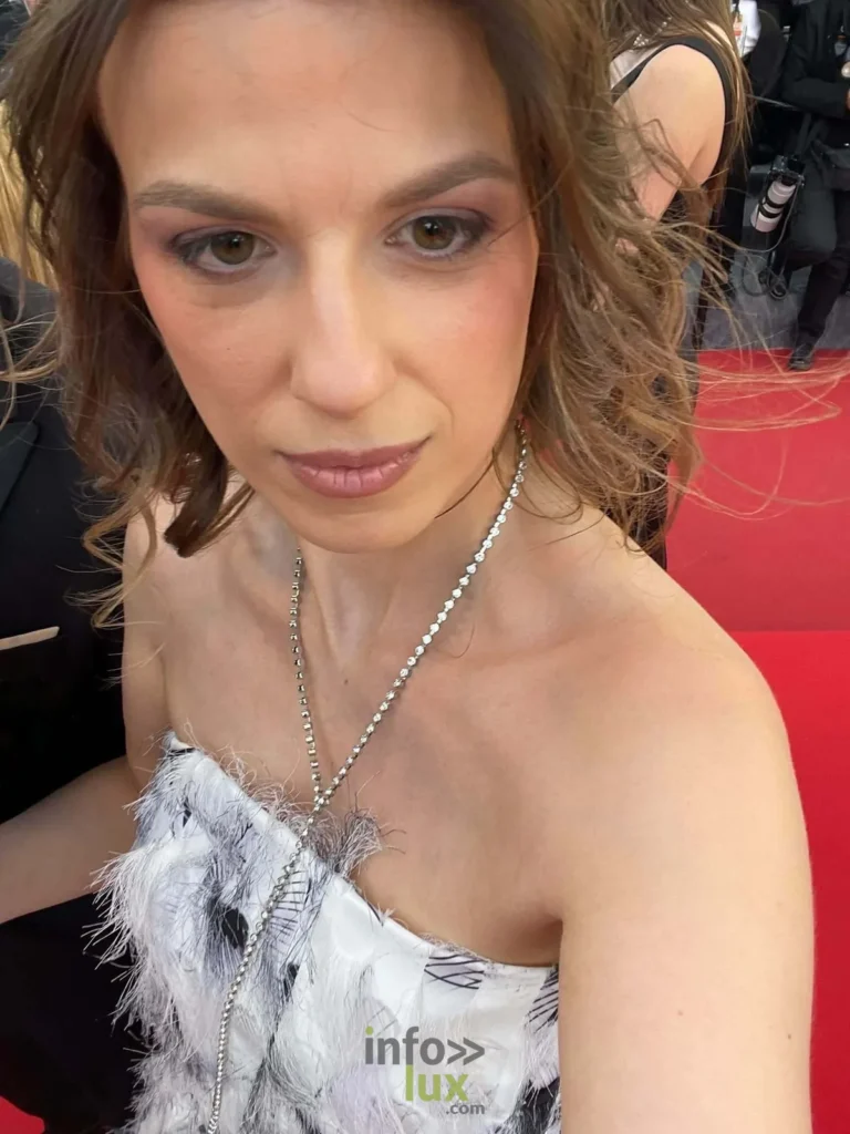 Festival de Cannes, Mai 2026. Detail der Korsage des Kleides