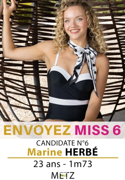 Marine Herbé, candidate n° 6 à Miss Lorraine 2026 : photo officielle