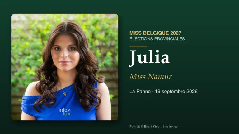 Julia, élue Miss Namur 2027